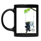 Кружка цветная UV-DTF