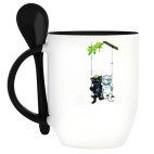 Кружка с ложкой