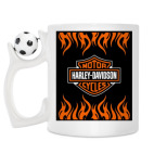 Кружка с футбольным мячиком