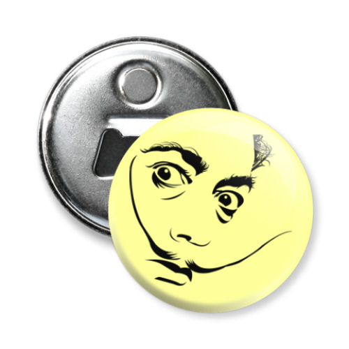 Магнит-открывашка с принтом Сальвадор Дали