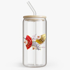 Банка с бамбуковой крышкой