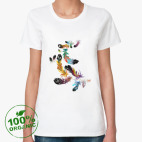 Женская футболка органик