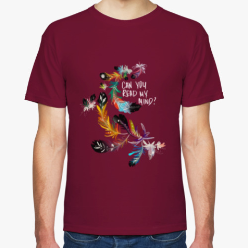 Футболка с принтом Can you read my mind?