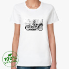 Женская футболка органик