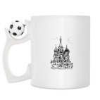 Кружка с футбольным мячиком
