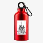 Металлическая бутылка 400 мл UV-DTF