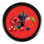 Настенные часы (без цифр) Ягоды