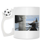 Кружка с футбольным мячиком