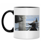 Кружка двухцветная