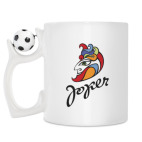 Кружка с футбольным мячиком