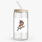 Банка с бамбуковой крышкой