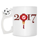 Кружка с футбольным мячиком