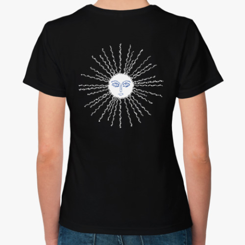 Женская футболка Древо Солнца