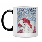 Кружка двухцветная