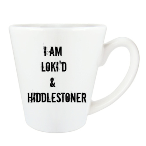 Чашка Латте с принтом Для фанатов Тома Хиддлстона