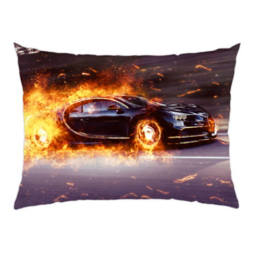 Подушка Бугатти огонь