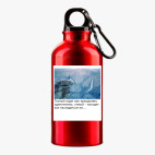 Металлическая бутылка 400 мл UV-DTF