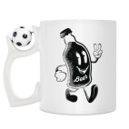 Кружка с футбольным мячиком