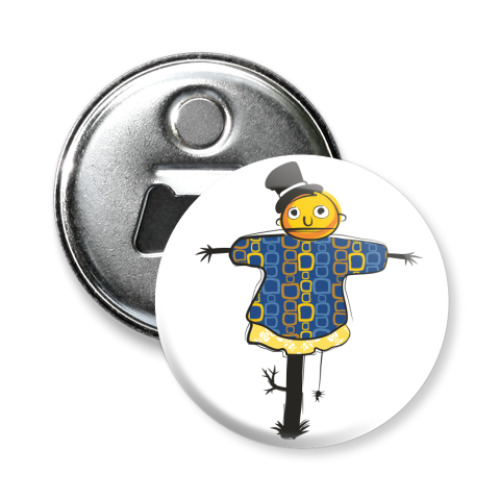 Магнит-открывашка  'Пугало'