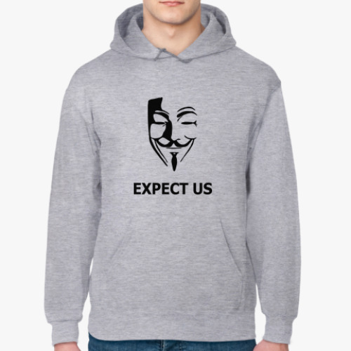 Толстовка худи с принтом We are Anonymous - Гай Фокс