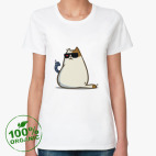 Женская футболка органик