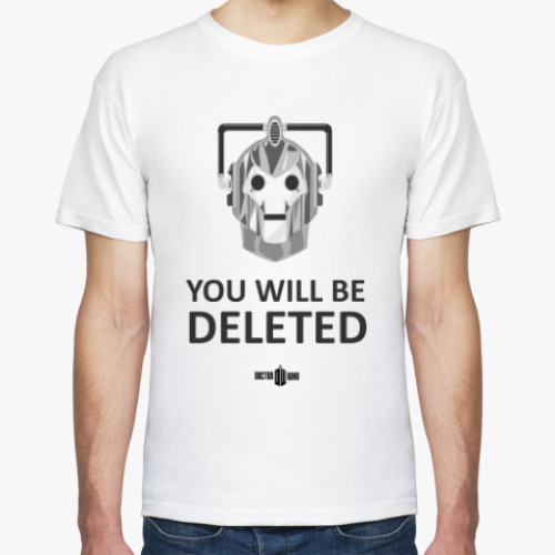 Футболка с принтом Кибермен