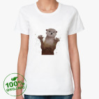 Женская футболка органик