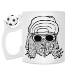 Кружка с футбольным мячиком