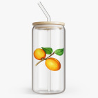 Банка с бамбуковой крышкой