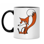 Кружка двухцветная