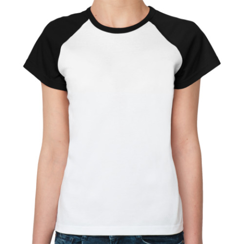Женская футболка реглан для игры в крестики нолики