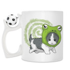 Кружка с футбольным мячиком