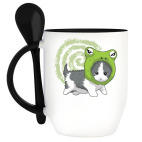 Кружка с ложкой