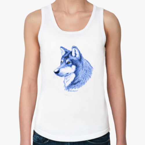 Женская майка 'Волк'
