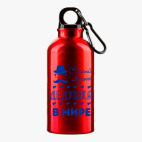 Металлическая бутылка 400 мл UV-DTF