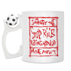 Кружка с футбольным мячиком