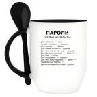 Кружка с ложкой