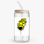 Банка с бамбуковой крышкой