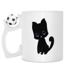 Кружка с футбольным мячиком