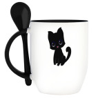 Кружка с ложкой