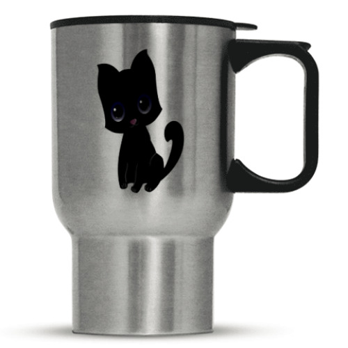 Кружка-термос с принтом Kitten (котёнок)