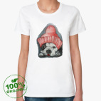 Женская футболка органик