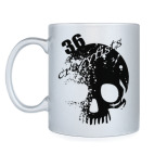 Кружка серебристая 36 crazy fists