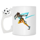 Кружка с футбольным мячиком