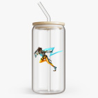 Банка с бамбуковой крышкой