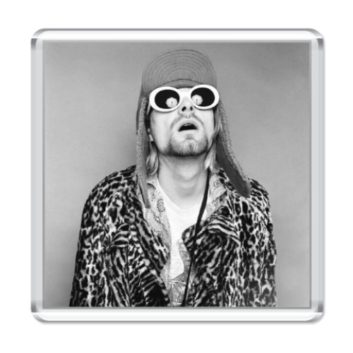 Магнит с принтом KURT COBAIN