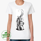 Женская футболка органик