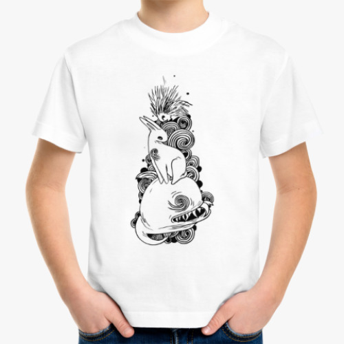 Детская футболка с принтом «Живая природа»