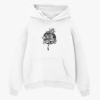 Толстовка худи оверсайз