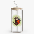 Банка с бамбуковой крышкой